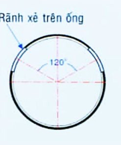 Alternative view of Ống Bình Minh HDPE - Ống Gân Thành Đôi HDPE Xẻ Rãnh - Kiểu MP