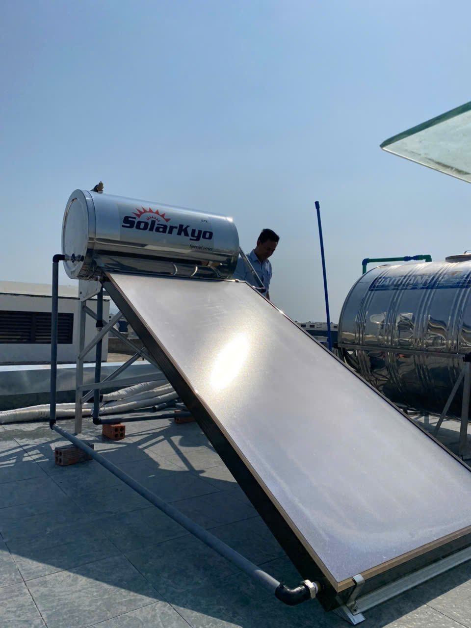 Máy tấm chịu áp cao SOLARKYO-SPE INOX SUS304 220L - Ảnh 8